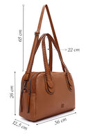 Women's Tan Long Strap Shoulder Bag | Derimod Women's Tan Long Strap Shoulder Bag | Derimod