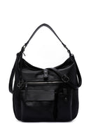 Kadın Siyah Uzun Askılı Omuz Çantası | Derimod Kadın Siyah Uzun Askılı Omuz Çantası | Derimod