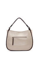 Women's Gray Long Strap Suede Shoulder Bag | Derimod Women's Gray Long Strap Suede Shoulder Bag | Derimod
