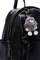 Women's Black Backpack with Accessories | Derimod Women's Black Backpack with Accessories | Derimod