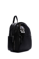 Women's Black Backpack with Accessories | Derimod Women's Black Backpack with Accessories | Derimod