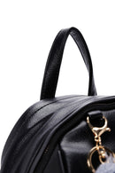 Women's Black Backpack with Accessories | Derimod Women's Black Backpack with Accessories | Derimod