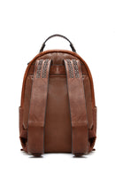 Women's Tan Metal Detailed Backpack | Derimod Women's Tan Metal Detailed Backpack | Derimod