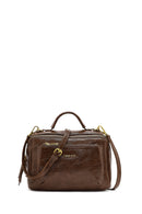 Women's Brown Long Strap Crossbody Bag | Derimod Women's Brown Long Strap Crossbody Bag | Derimod