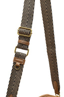 Women's Tan Long Strap Suede Leather Crossbody Bag | Derimod Women's Tan Long Strap Suede Leather Crossbody Bag | Derimod