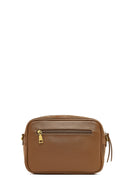 Women's Tan Long Strap Suede Leather Crossbody Bag | Derimod Women's Tan Long Strap Suede Leather Crossbody Bag | Derimod
