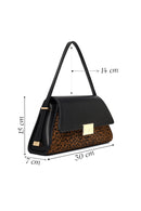 Women's Leopard Shoulder Bag | Derimod Women's Leopard Shoulder Bag | Derimod