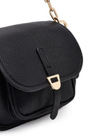 Women's Black Long Strap Mini Shoulder Bag | Derimod Women's Black Long Strap Mini Shoulder Bag | Derimod