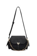 Women's Black Long Strap Mini Shoulder Bag | Derimod Women's Black Long Strap Mini Shoulder Bag | Derimod