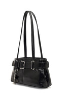 Women's Black Patent Leather Shoulder Bag | Derimod Women's Black Patent Leather Shoulder Bag | Derimod