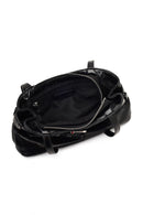 Women's Black Patent Leather Shoulder Bag | Derimod Women's Black Patent Leather Shoulder Bag | Derimod