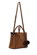 Women's Brown Long Strap Accessorized Shoulder Bag | Derimod Women's Brown Long Strap Accessorized Shoulder Bag | Derimod