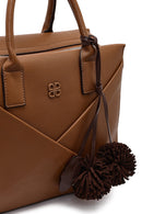 Women's Brown Long Strap Accessorized Shoulder Bag | Derimod Women's Brown Long Strap Accessorized Shoulder Bag | Derimod