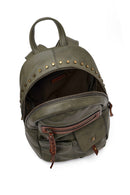 Women's Khaki Backpack | Derimod Women's Khaki Backpack | Derimod
