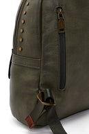 Women's Khaki Backpack | Derimod Women's Khaki Backpack | Derimod