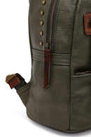 Women's Khaki Backpack | Derimod Women's Khaki Backpack | Derimod