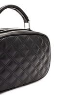 Women's Black Long Strapped Quilted Crossbody Bag | Derimod Women's Black Long Strapped Quilted Crossbody Bag | Derimod