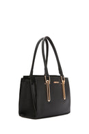 Women's Black Long Strap Classic Shoulder Bag | Derimod Women's Black Long Strap Classic Shoulder Bag | Derimod