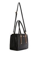 Women's Black Long Strap Classic Shoulder Bag | Derimod Women's Black Long Strap Classic Shoulder Bag | Derimod