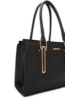 Women's Black Long Strap Classic Shoulder Bag | Derimod Women's Black Long Strap Classic Shoulder Bag | Derimod