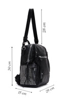 Women's Black Long Strap Backpack | Derimod Women's Black Long Strap Backpack | Derimod