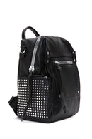 Women's Black Long Strap Backpack | Derimod Women's Black Long Strap Backpack | Derimod