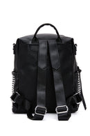 Women's Black Long Strap Backpack | Derimod Women's Black Long Strap Backpack | Derimod