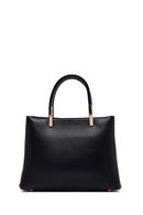 Women's Black Printed Long Strap Shoulder Bag | Derimod Women's Black Printed Long Strap Shoulder Bag | Derimod