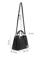 Women's Black Long Strap Shoulder Bag | Derimod Women's Black Long Strap Shoulder Bag | Derimod