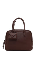 Women's Burgundy Long Strap Charm Handbag | Derimod Women's Burgundy Long Strap Charm Handbag | Derimod
