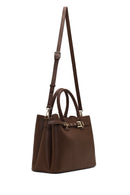 Women's Brown Long Strap Classic Shoulder Bag | Derimod Women's Brown Long Strap Classic Shoulder Bag | Derimod