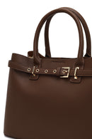 Women's Brown Long Strap Classic Shoulder Bag | Derimod Women's Brown Long Strap Classic Shoulder Bag | Derimod