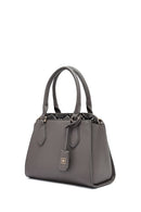 Woman Grey Long Strap Classic Shoulder Bag | Derimod Woman Grey Long Strap Classic Shoulder Bag | Derimod