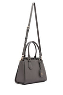 Woman Grey Long Strap Classic Shoulder Bag | Derimod Woman Grey Long Strap Classic Shoulder Bag | Derimod