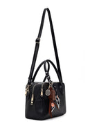 Women's Black Long Strapped Charm Classic Shoulder Bag | Derimod Women's Black Long Strapped Charm Classic Shoulder Bag | Derimod