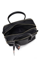 Women's Black Long Strapped Charm Classic Shoulder Bag | Derimod Women's Black Long Strapped Charm Classic Shoulder Bag | Derimod
