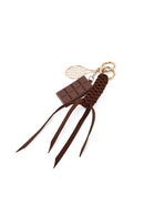 Women's Tan Long Strap Charm Classic Shoulder Bag | Derimod Women's Tan Long Strap Charm Classic Shoulder Bag | Derimod