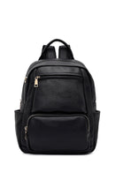 Women's Black Charm Backpack | Derimod Women's Black Charm Backpack | Derimod