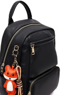 Women's Black Charm Backpack | Derimod Women's Black Charm Backpack | Derimod