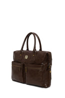 Men's Brown Long Strap Briefcase | Derimod Men's Brown Long Strap Briefcase | Derimod