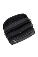 Men's Black Long Strap Handbag | Derimod Men's Black Long Strap Handbag | Derimod
