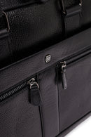 Men's Black Leather Laptop Bag | Derimod Men's Black Leather Laptop Bag | Derimod