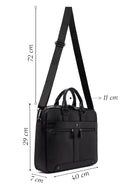 Men's Black Leather Laptop Bag | Derimod Men's Black Leather Laptop Bag | Derimod