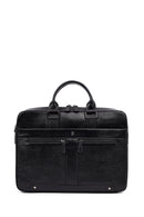 Men's Black Leather Laptop Bag | Derimod Men's Black Leather Laptop Bag | Derimod