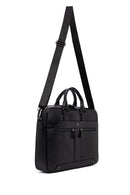Men's Black Leather Laptop Bag | Derimod Men's Black Leather Laptop Bag | Derimod