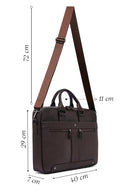 Men's Brown Leather Laptop Bag | Derimod Men's Brown Leather Laptop Bag | Derimod