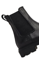 Women's Black Leather Chelsea Boot | Derimod Women's Black Leather Chelsea Boot | Derimod