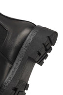 Women's Black Thick-Soled Leather Chelsea Boot | Derimod Women's Black Thick-Soled Leather Chelsea Boot | Derimod