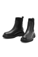 Woman Siyah Leather Chelsea Bot | Derimod Woman Siyah Leather Chelsea Bot | Derimod