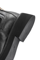 Woman Siyah Leather Chelsea Bot | Derimod Woman Siyah Leather Chelsea Bot | Derimod
